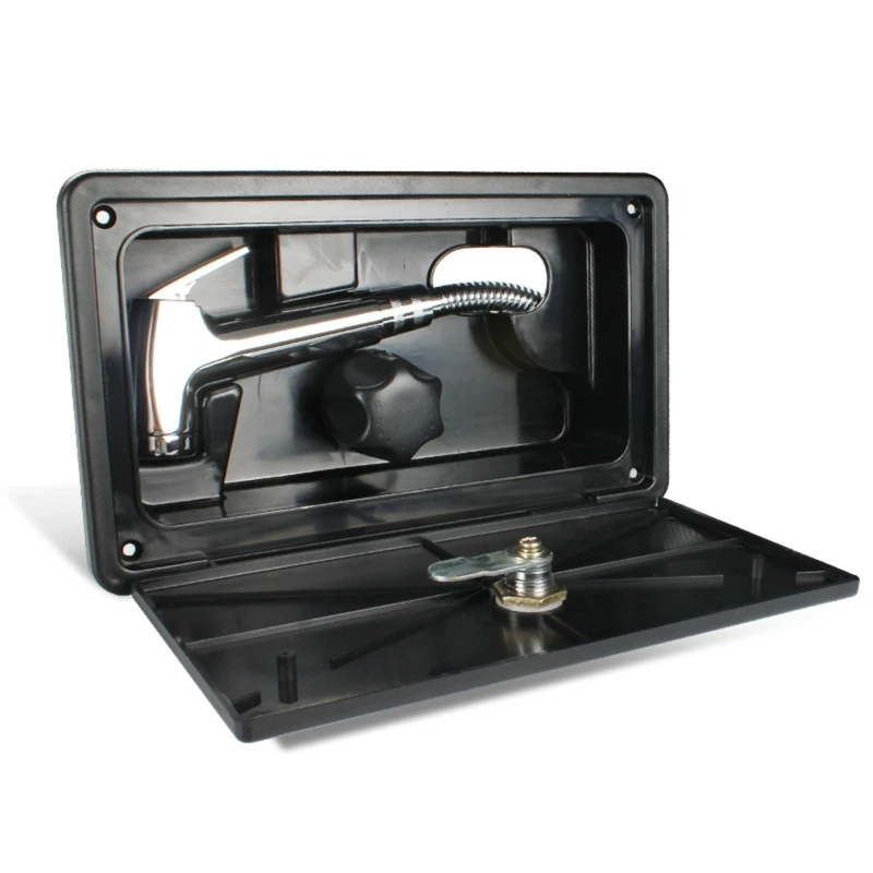 RV Shower Box Kit with Lock-Includes Shower Faucet Shower Hose Shower Wand for Boat Marine Camper Motorhome Caravan
RV Shower Box Kit with Lock-Includes Shower Faucet Shower Hose Shower Wand for Boat Marine Camper Motorhome Caravan