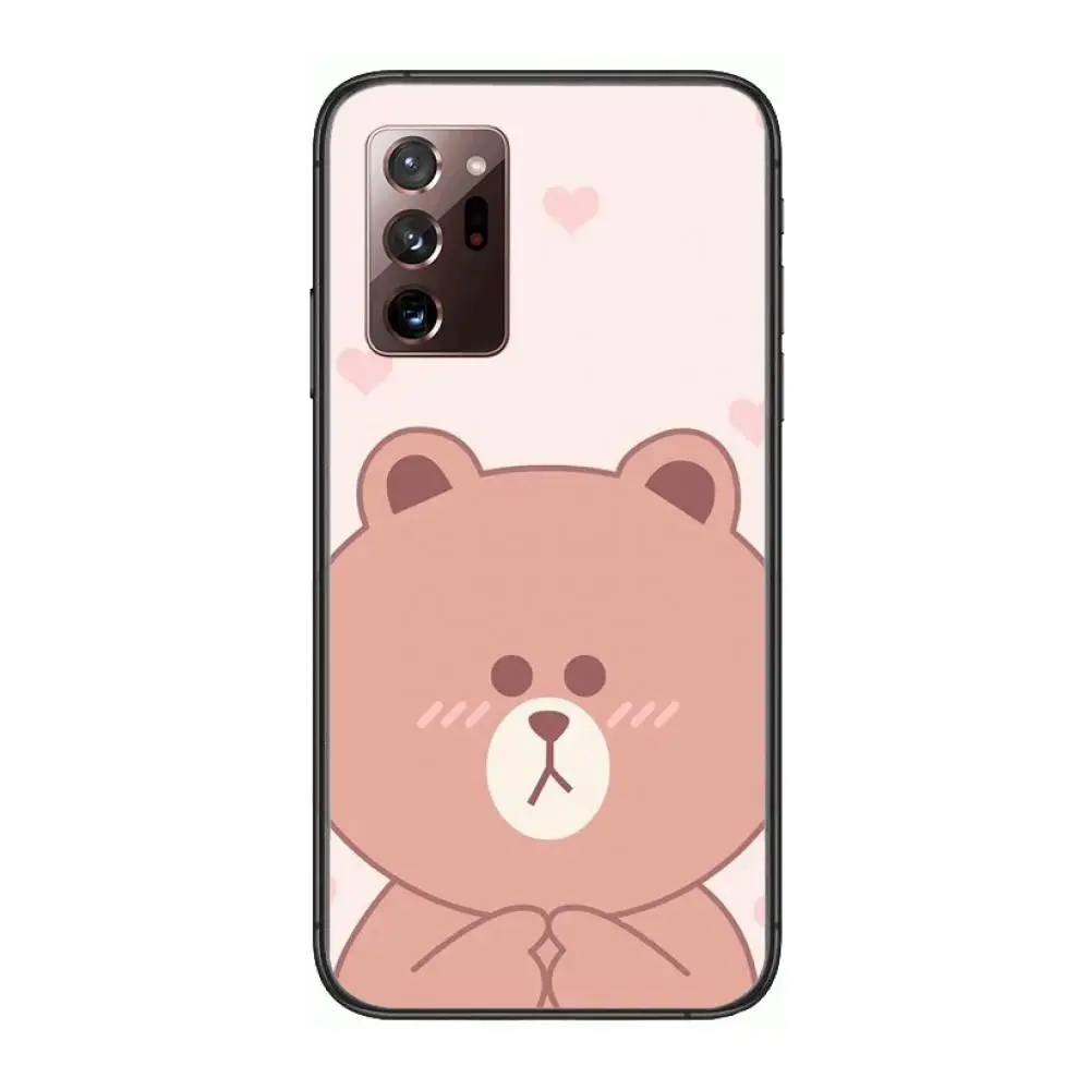 Cute little bear Phone Case cover hull For SamSung note20 10 9 8 4 pro plus black prime soft bumper Transparent
Cute little bear Phone Case cover hull For SamSung note20 10 9 8 4 pro plus black prime soft bumper Transparent
