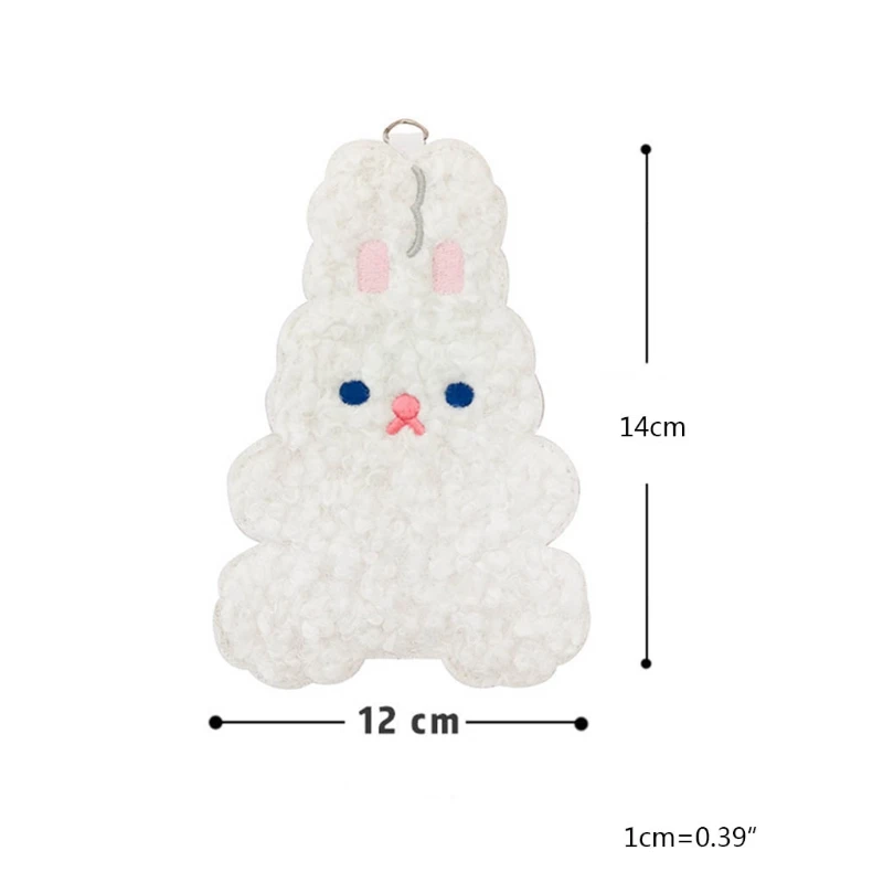 Cute Bear Rabbit Plush Lanyard Card Holder Soft Portable Business Card Cover
Cute Bear Rabbit Plush Lanyard Card Holder Soft Portable Business Card Cover