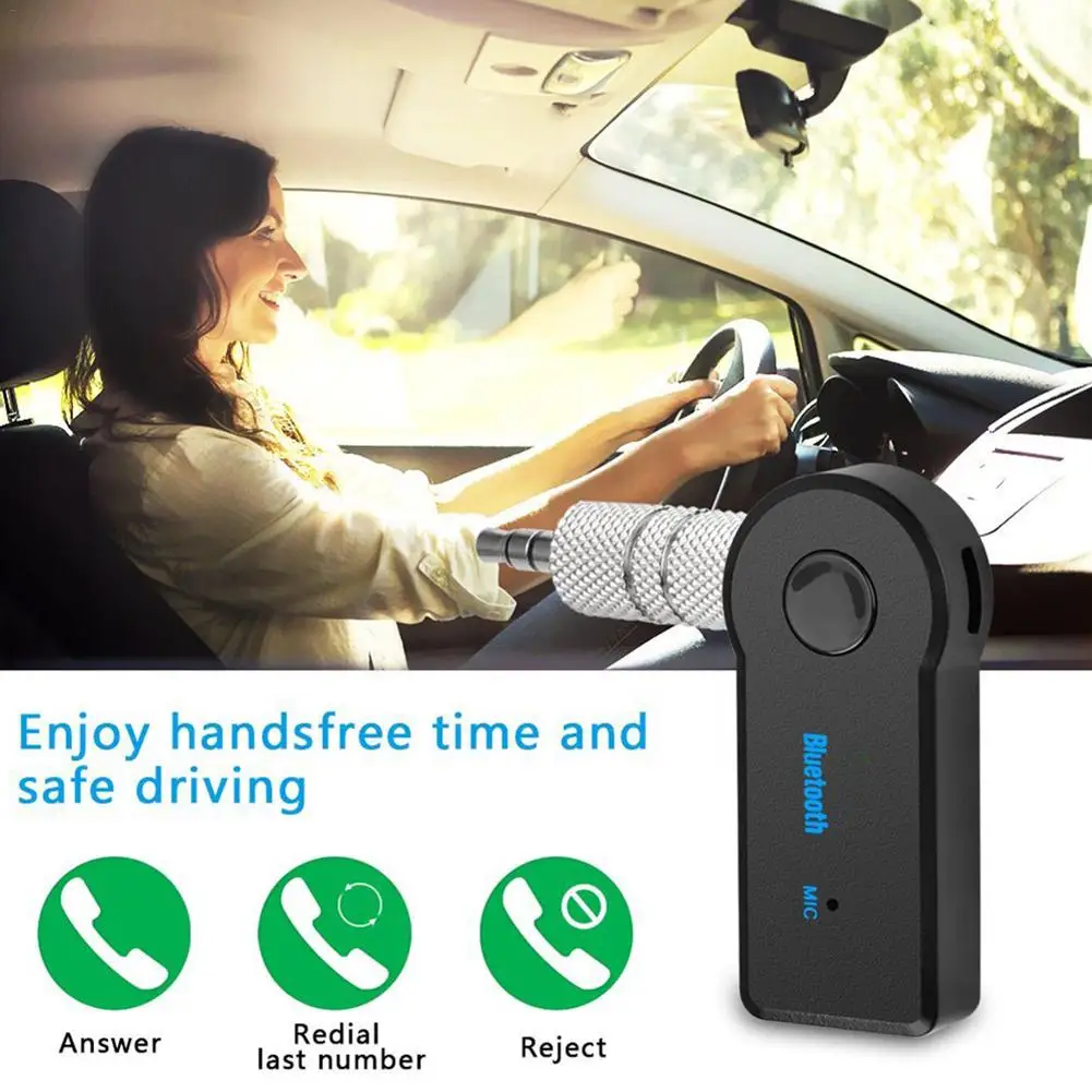2021 New Bluetooth 3.5mm Phone AUX MP3 Car Stereo Music Receiver Adapter With Mic Support A2DP V1.2 Drop Shipping Hot
2021 New Bluetooth 3.5mm Phone AUX MP3 Car Stereo Music Receiver Adapter With Mic Support A2DP V1.2 Drop Shipping Hot