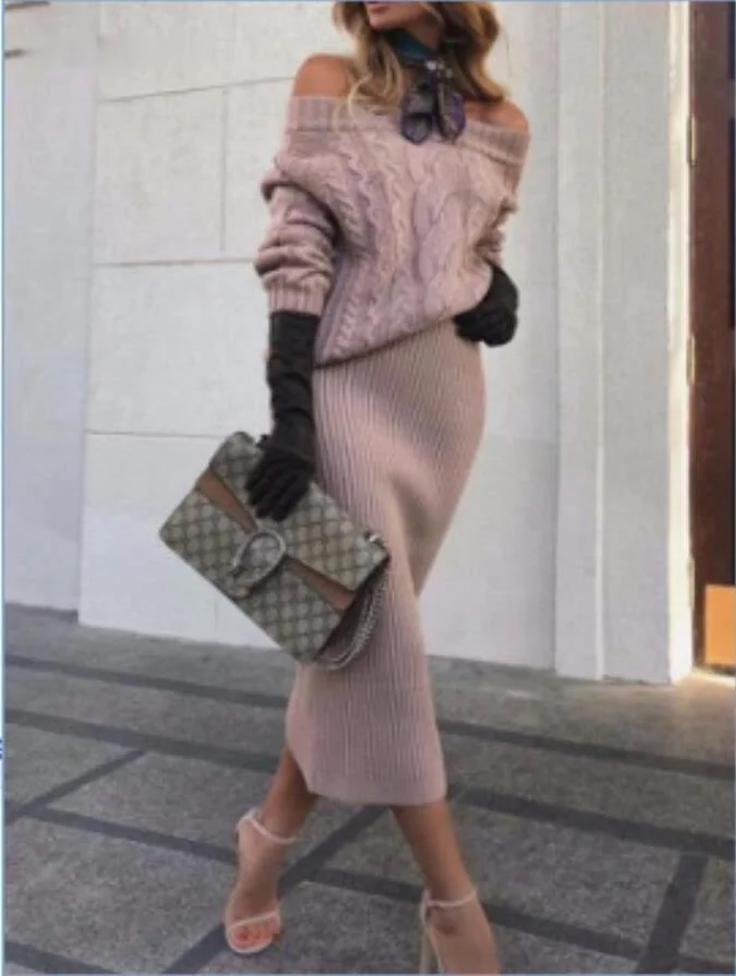 Zoulv Turtlenek Hemp Flowers Bodycon Thick Dress Split Pencil Dress Elegant Winter Women Knitted Warm Sexy Off Shoulder Dress
Zoulv Turtlenek Hemp Flowers Bodycon Thick Dress Split Pencil Dress Elegant Winter Women Knitted Warm Sexy Off Shoulder Dress