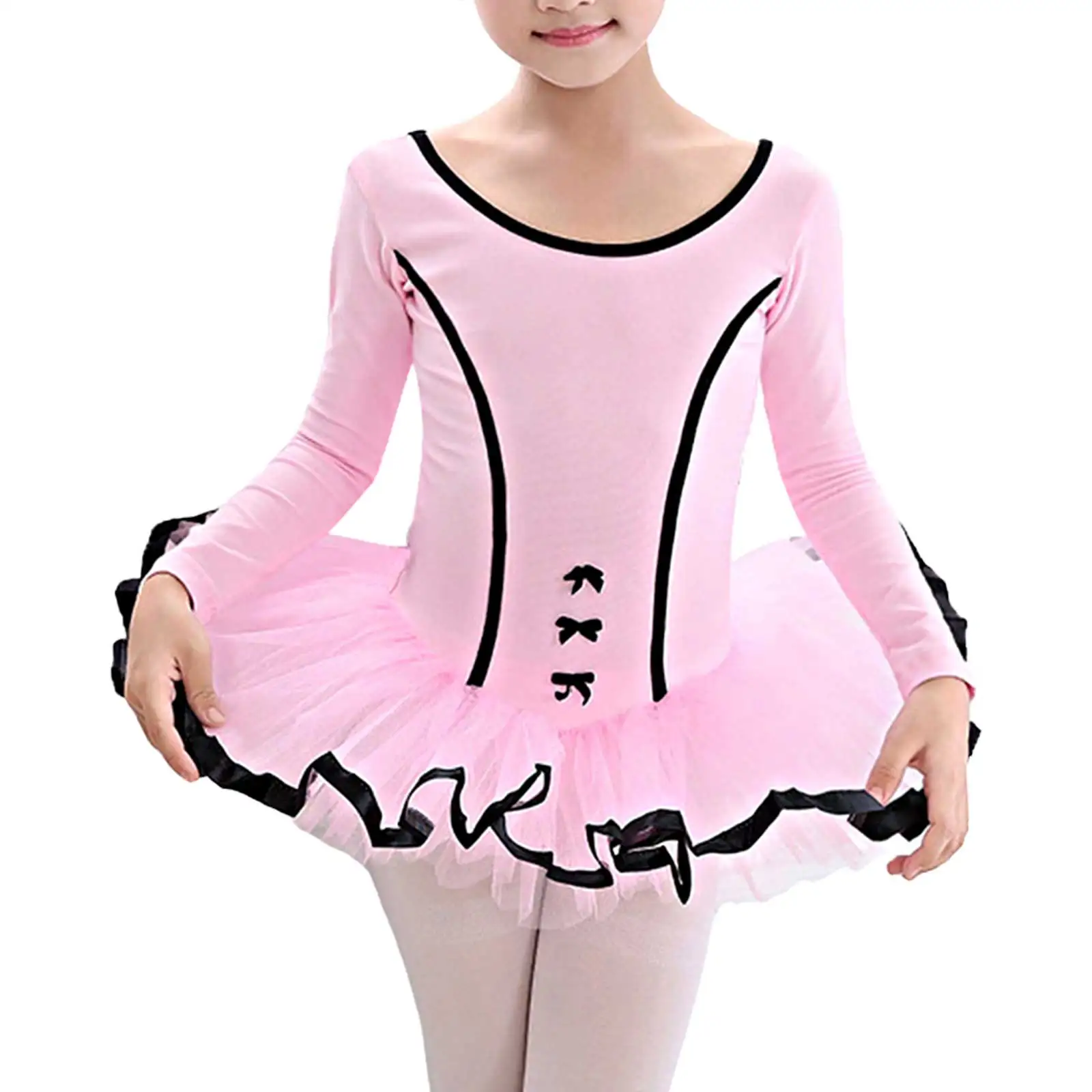 Детское балетное платье без рукавов, с длинным рукавом и цветочным принтом
Детское балетное платье без рукавов, с длинным рукавом и цветочным принтом