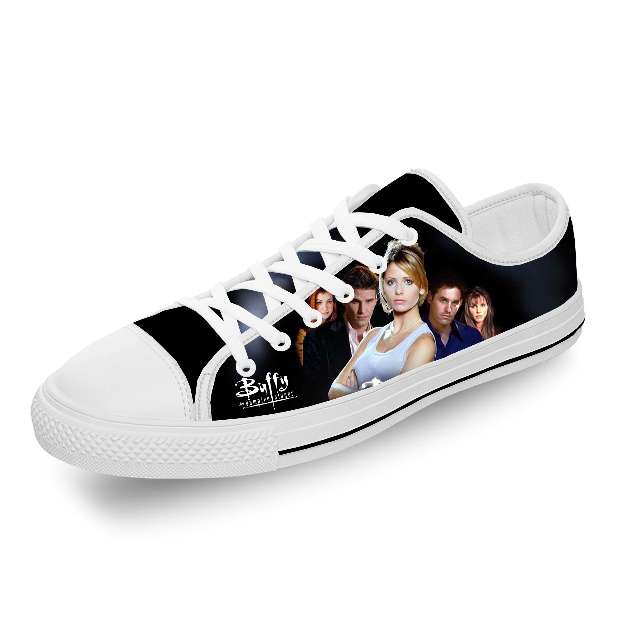 Buffy The Vampire Slayer TV Show White Cloth Fashion 3D Print Low Top Canvas Shoes Men Women Lightweight Breathable Sneakers
Buffy The Vampire Slayer TV Show White Cloth Fashion 3D Print Low Top Canvas Shoes Men Women Lightweight Breathable Sneakers