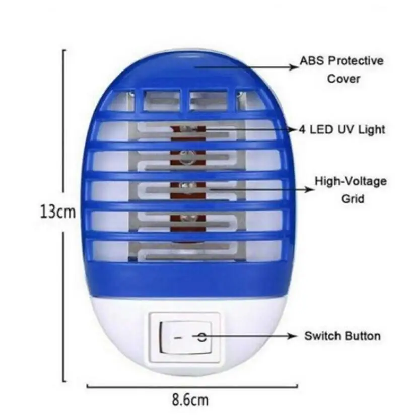 UV LED Bulb 3W Mosquito Killer Lamp 2 In 1 Mosquito Trap Insect Killer Light Bulb Fly Bug Zapper Night Light Baby Sleep Well
UV LED Bulb 3W Mosquito Killer Lamp 2 In 1 Mosquito Trap Insect Killer Light Bulb Fly Bug Zapper Night Light Baby Sleep Well