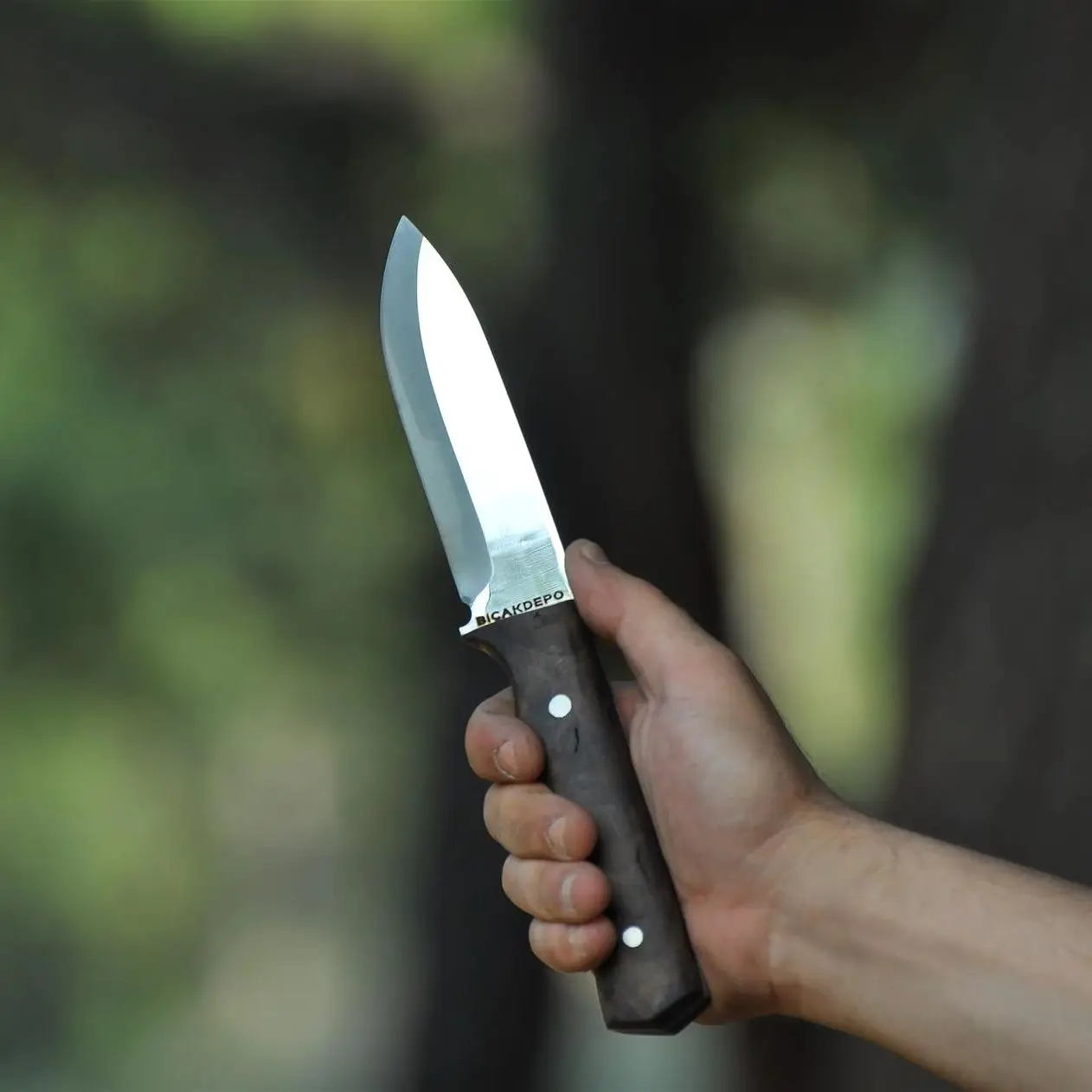 Turkish Made Pocket Knife Hunting Survival Camping Stainless Steel Genuine Luxury Scabbard Tactical Sturdy