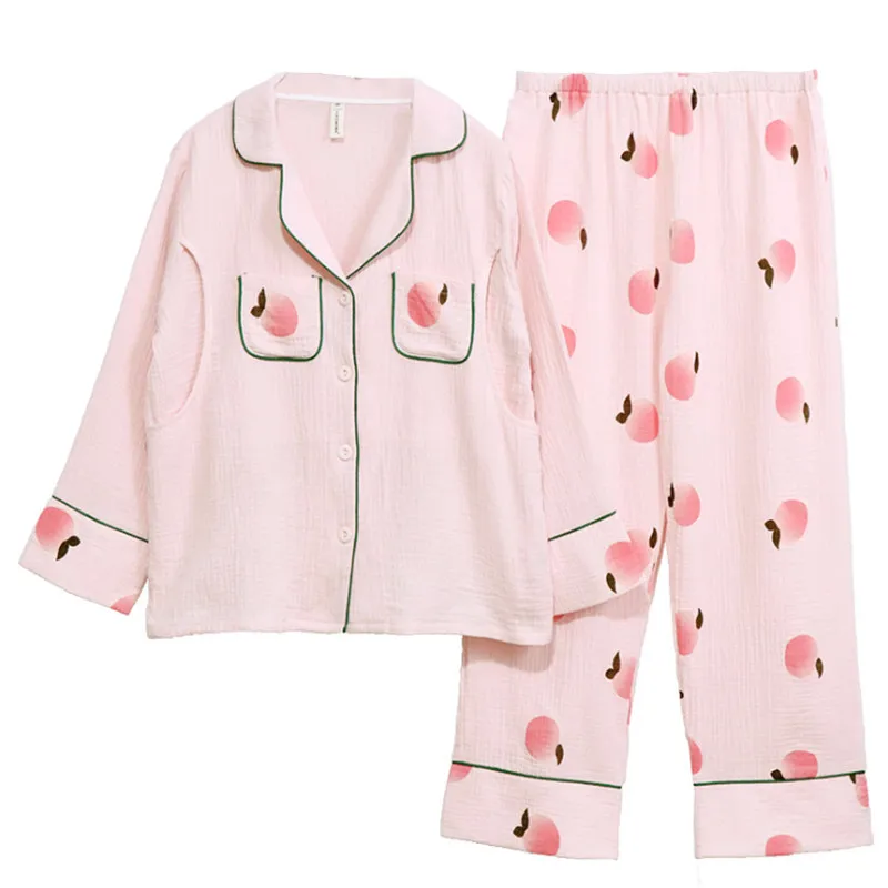 New summer gauze confinement clothes, comfortable, sweat-absorbent, breathable, thin pajamas for pregnant women
New summer gauze confinement clothes, comfortable, sweat-absorbent, breathable, thin pajamas for pregnant women
