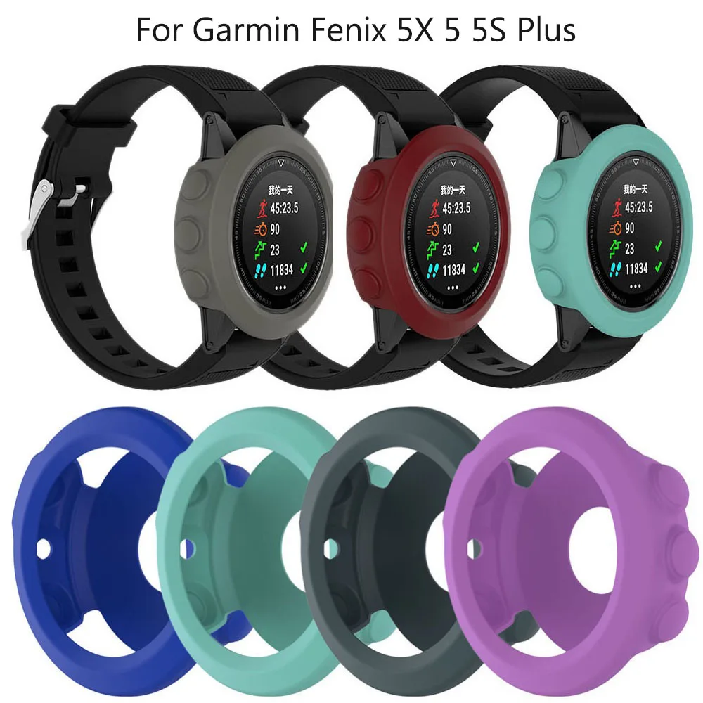 Силиконовый чехол для Garmin Fenix 5X 5 5S Plus gps Смарт часы мягкий защитная крышка
