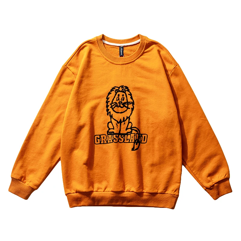 High Quality Fashion Hip Hop Lion Print Sweatshirt 2021 Japanese Streetwear Couple Pullover Kpop Coat Men Clothing Harajuku Top
High Quality Fashion Hip Hop Lion Print Sweatshirt 2021 Japanese Streetwear Couple Pullover Kpop Coat Men Clothing Harajuku Top