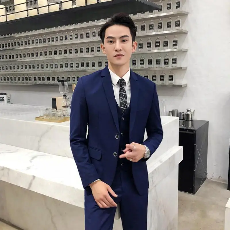 (Jacket+Pant+Vest) Luxury Men Wedding Suit Male Blazers Slim Fit Suits For Men Costume Business Formal Party Wear Suit Man S-4XL
(Jacket+Pant+Vest) Luxury Men Wedding Suit Male Blazers Slim Fit Suits For Men Costume Business Formal Party Wear Suit Man S-4XL