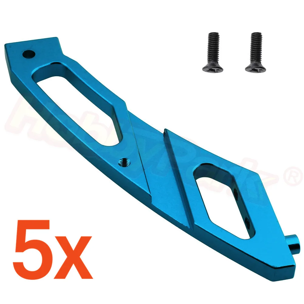 5Pcs/Set Aluminum Rear Brace For RC HPI WR8 Flux Rally Bullet MT ST 3.0 Ken Block 108024 Option Hop-Up Parts | Игрушки и хобби