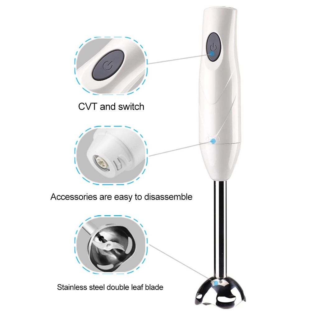 4 In 1 Multifunction Stainless Steel Handheld Hand Blender Home Food Stick Whisk Mixer Vegetable Non Slip Stirring Cup
4 In 1 Multifunction Stainless Steel Handheld Hand Blender Home Food Stick Whisk Mixer Vegetable Non Slip Stirring Cup