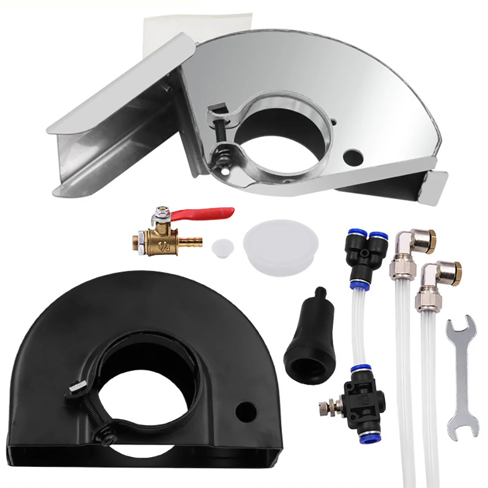 Black Cutting Machine Base Metal Wheel Guard Safety Protector Cover and Water Pipe for Angle Grinder Tools Accessories
Black Cutting Machine Base Metal Wheel Guard Safety Protector Cover and Water Pipe for Angle Grinder Tools Accessories