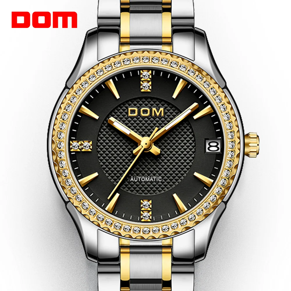 Автоматические механические часы, модные водонепроницаемые мужские часы парные из нержавеющей стали, светящиеся спортивные Деловые женск... 
Автоматические механические часы, модные водонепроницаемые мужские часы парные из нержавеющей стали, светящиеся спортивные Деловые женск...