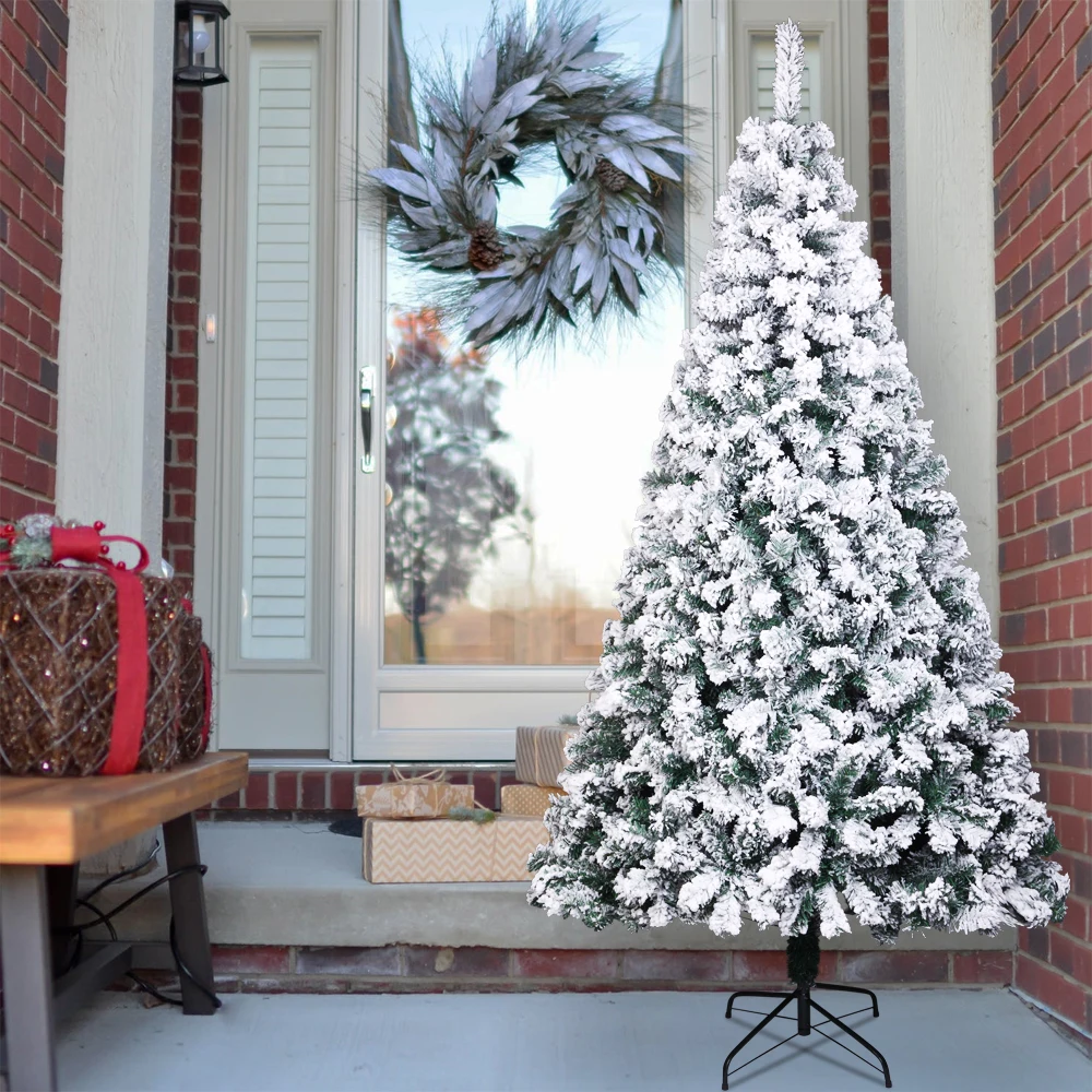 6ft/7ft Pvc Flocking Christmas Tree Desktop Encryption Christmas Tree popular home Christmas decoration new
6ft/7ft Pvc Flocking Christmas Tree Desktop Encryption Christmas Tree popular home Christmas decoration new