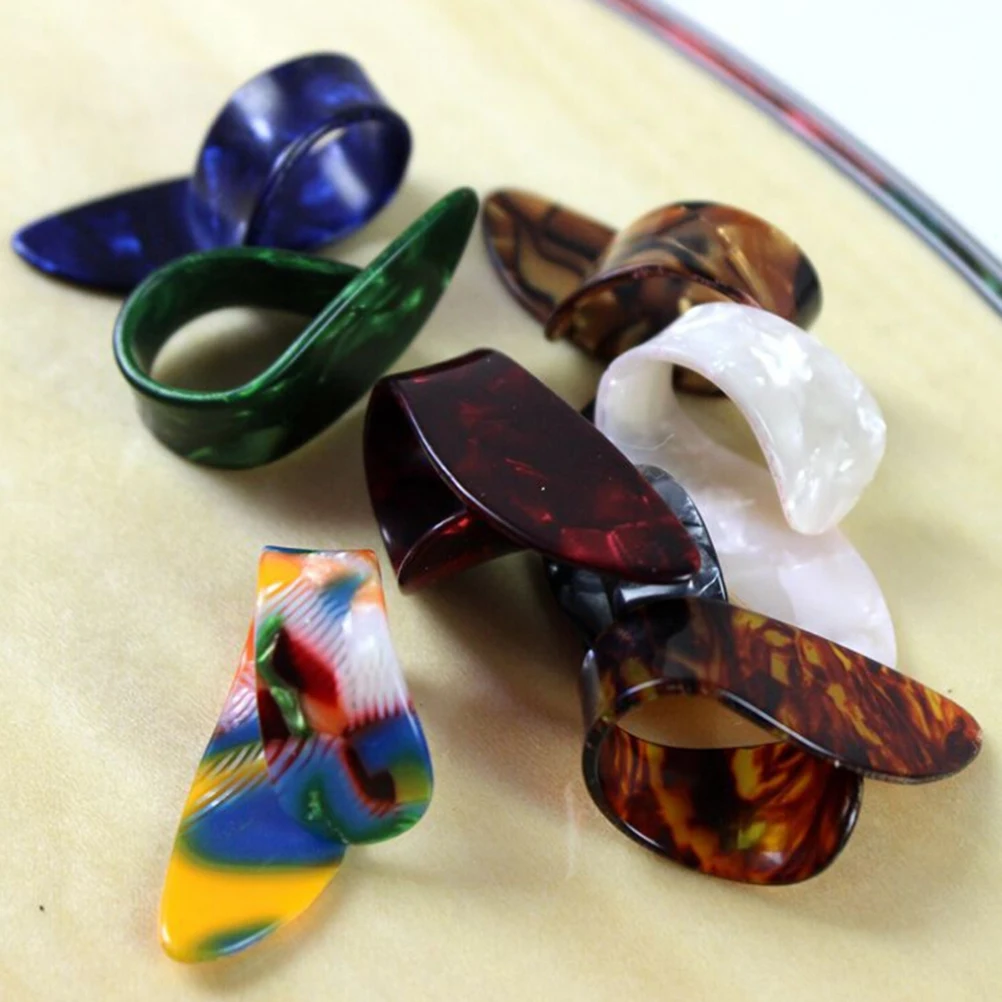 IRIN 1Pc Celluloid Finger Thumb Guitar Picks Playing Guitar Plectrums Guitar Accessories Colors Random 
IRIN 1Pc Celluloid Finger Thumb Guitar Picks Playing Guitar Plectrums Guitar Accessories Colors Random