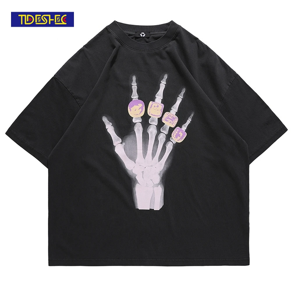 2022 Harajuku Bone Champion Ring Printed T-shirt Men's and Women's Graphics T-shirt Washed Retro Street Style Short Sleeve
2022 Harajuku Bone Champion Ring Printed T-shirt Men's and Women's Graphics T-shirt Washed Retro Street Style Short Sleeve