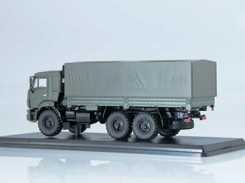Новые модели в масштабе старта 1 43 КАМАЗ 43118 на борту с палаткой российский