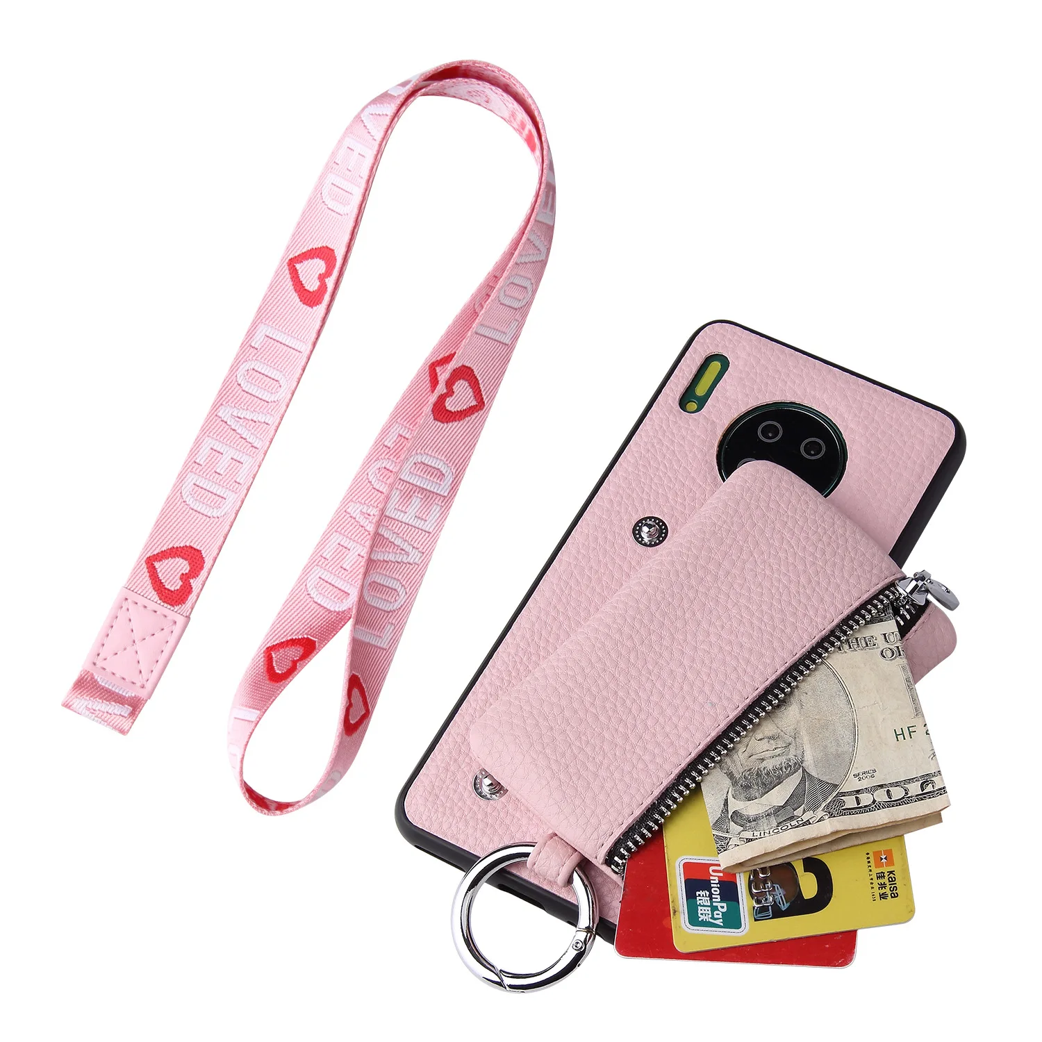 Huawei Mate30pro/p40pro/mate40pro/p30pro Coin Purse Mobile Phone Case
Huawei Mate30pro/p40pro/mate40pro/p30pro Coin Purse Mobile Phone Case