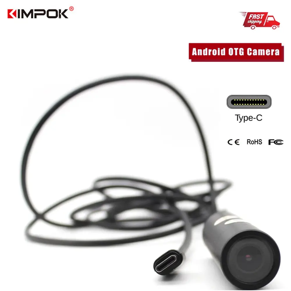 KIMPOK Type C Mini USB Camera HD 720P 1080P Bullet CCTV Security Camera For Andorid Linux Mini Endoscope Camera Waterproof
KIMPOK Type C Mini USB Camera HD 720P 1080P Bullet CCTV Security Camera For Andorid Linux Mini Endoscope Camera Waterproof