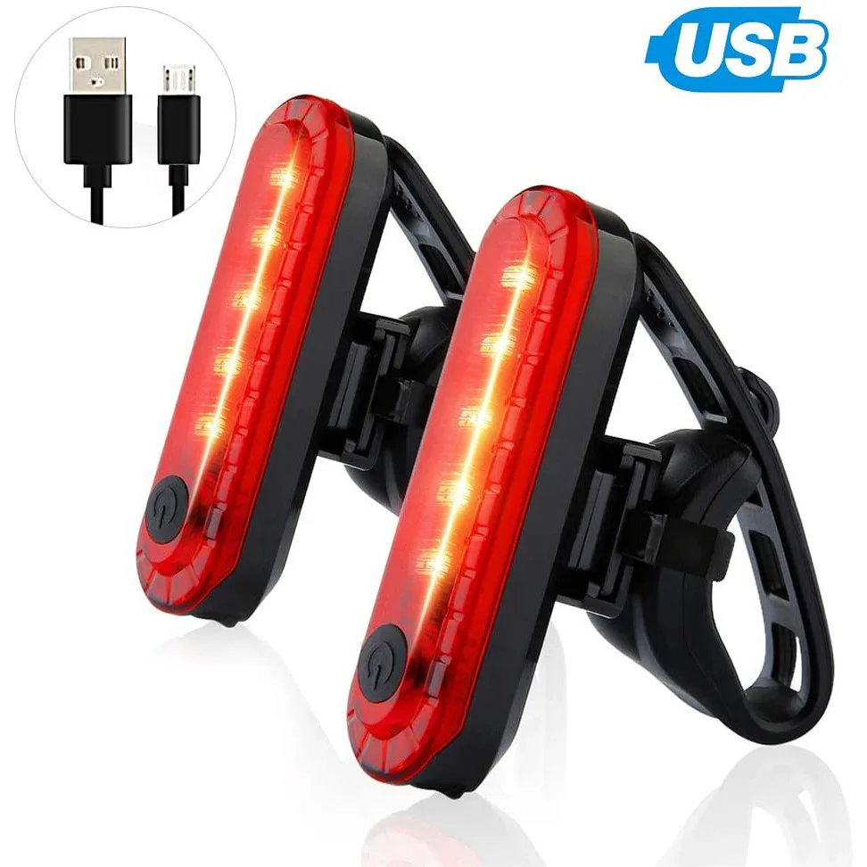 1pcs Bicycle Lights USB Rechargeable Waterproof Bike Bicycle outdoor Cycling 4 Modes LED Front Rear Tail Light Lamp Bike Lights
1pcs Bicycle Lights USB Rechargeable Waterproof Bike Bicycle outdoor Cycling 4 Modes LED Front Rear Tail Light Lamp Bike Lights