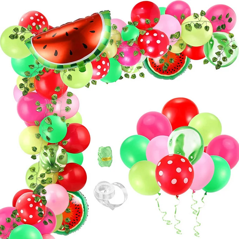 107Pcs/Set Hawaii Party Decoration DIY Balloon Garland Chain Wedding Birthday Decoration Watermelon Balloon Baby Shower Decor
107Pcs/Set Hawaii Party Decoration DIY Balloon Garland Chain Wedding Birthday Decoration Watermelon Balloon Baby Shower Decor