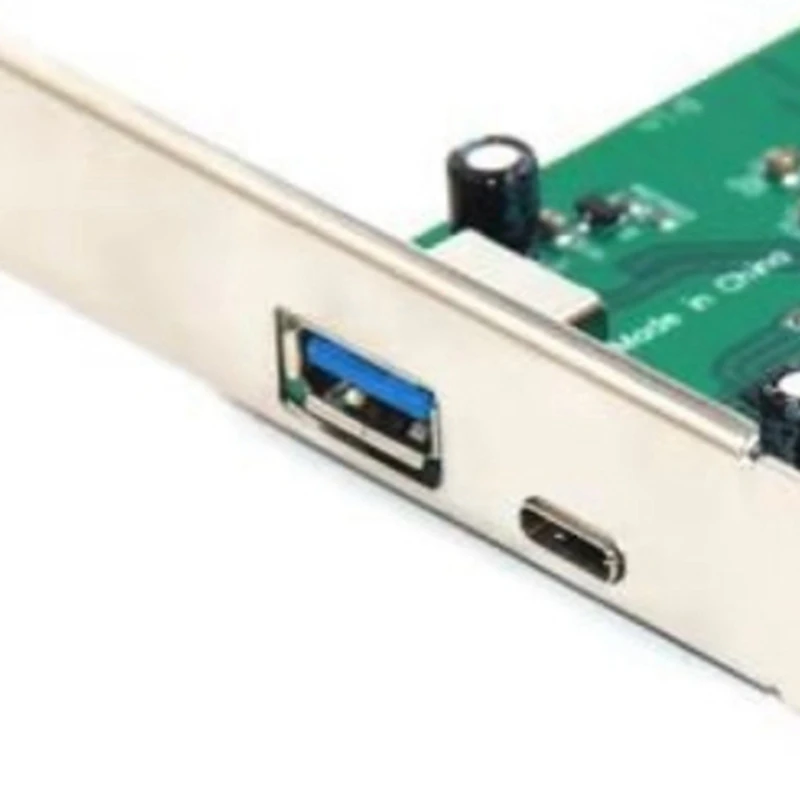 PCI-E to USB3.1 Type-C+USB3.1 Type-A Expansion Card, Suitable for PCI-E4X, PCI-E8X, PCI-E16X Interfaces
PCI-E to USB3.1 Type-C+USB3.1 Type-A Expansion Card, Suitable for PCI-E4X, PCI-E8X, PCI-E16X Interfaces