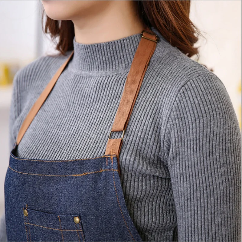 Aprons Denim Simple Antifouling Uniform Unisex Adult Aprons For Woman Men'S Male Lady'S Kitchen Cooking Pinafores
Aprons Denim Simple Antifouling Uniform Unisex Adult Aprons For Woman Men'S Male Lady'S Kitchen Cooking Pinafores