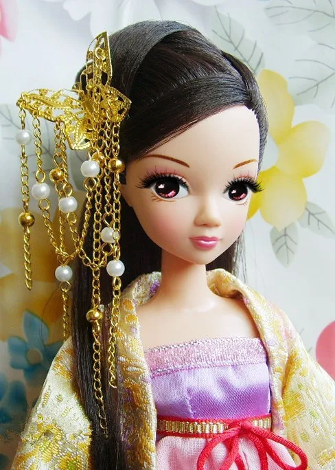 Для китайской куклы Курна 30 см традиционные серьги украшение для