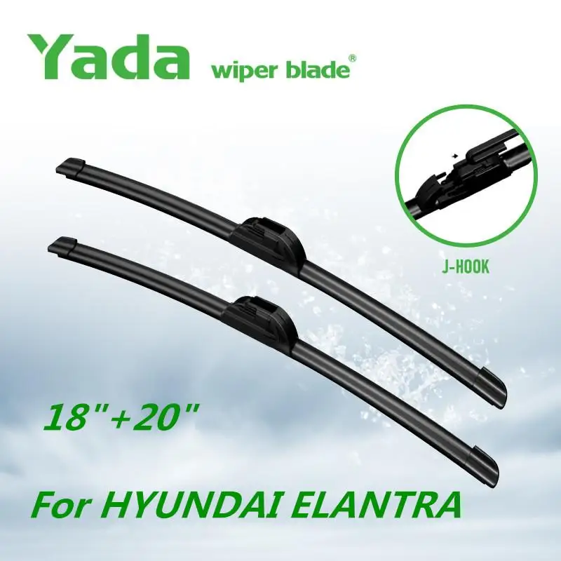 Yada Car Wiper Blades For HYUNDAI ELANTRA 2000-2006 J-Hook Type Windshield Windscreen Front Window 18"+20" Car Accessories
Yada Car Wiper Blades For HYUNDAI ELANTRA 2000-2006 J-Hook Type Windshield Windscreen Front Window 18"+20" Car Accessories