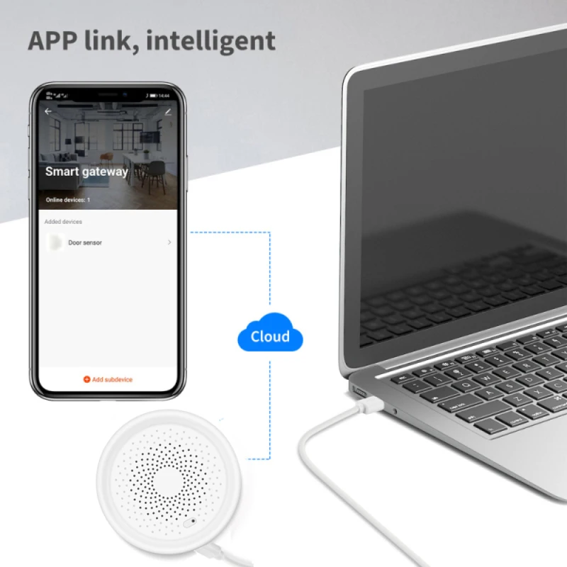 Tuya Zigbee Bridge Gateway Hub Remote Control Zigbee Devices Via Smart Life APP Works With Alexa WiFi+Bluetooth Gateway Hub
Tuya Zigbee Bridge Gateway Hub Remote Control Zigbee Devices Via Smart Life APP Works With Alexa WiFi+Bluetooth Gateway Hub