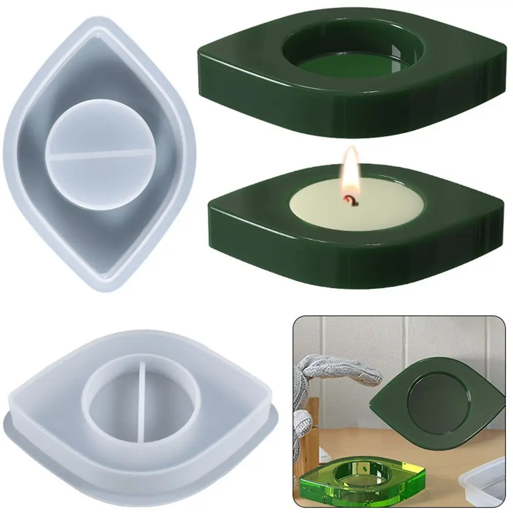Eye Shape Candle Holder Resin Mold Candlestick Silicone Mold Coaster Tray Epoxy Resin Cake Mold Handmade Wedding Supplies
Eye Shape Candle Holder Resin Mold Candlestick Silicone Mold Coaster Tray Epoxy Resin Cake Mold Handmade Wedding Supplies