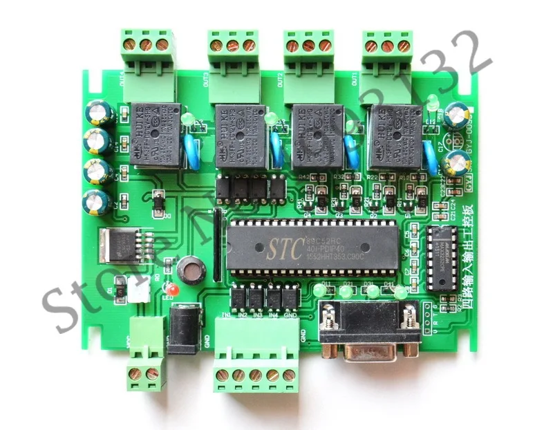 Four Input and Output Relay PLC Industrial Control Board Programming Board With232/STC89C52RC Programming
Four Input and Output Relay PLC Industrial Control Board Programming Board With232/STC89C52RC Programming