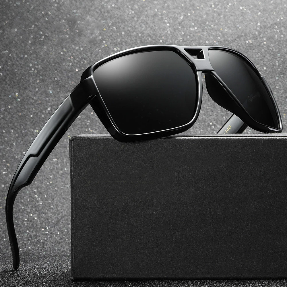 Фирменный дизайн модные мужские поляризованные солнцезащитные очки TR90 из сплава