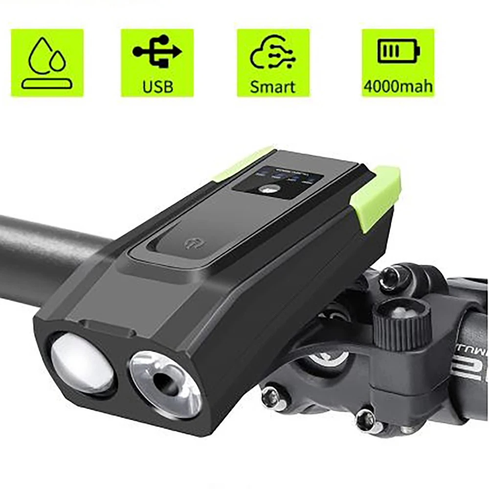 Bike Accessories Cycling Induction Bicycle Lights Waterproof Smart USB Lights 800 Lumens LED Bicycle Lights With Horn Bike Light
Bike Accessories Cycling Induction Bicycle Lights Waterproof Smart USB Lights 800 Lumens LED Bicycle Lights With Horn Bike Light