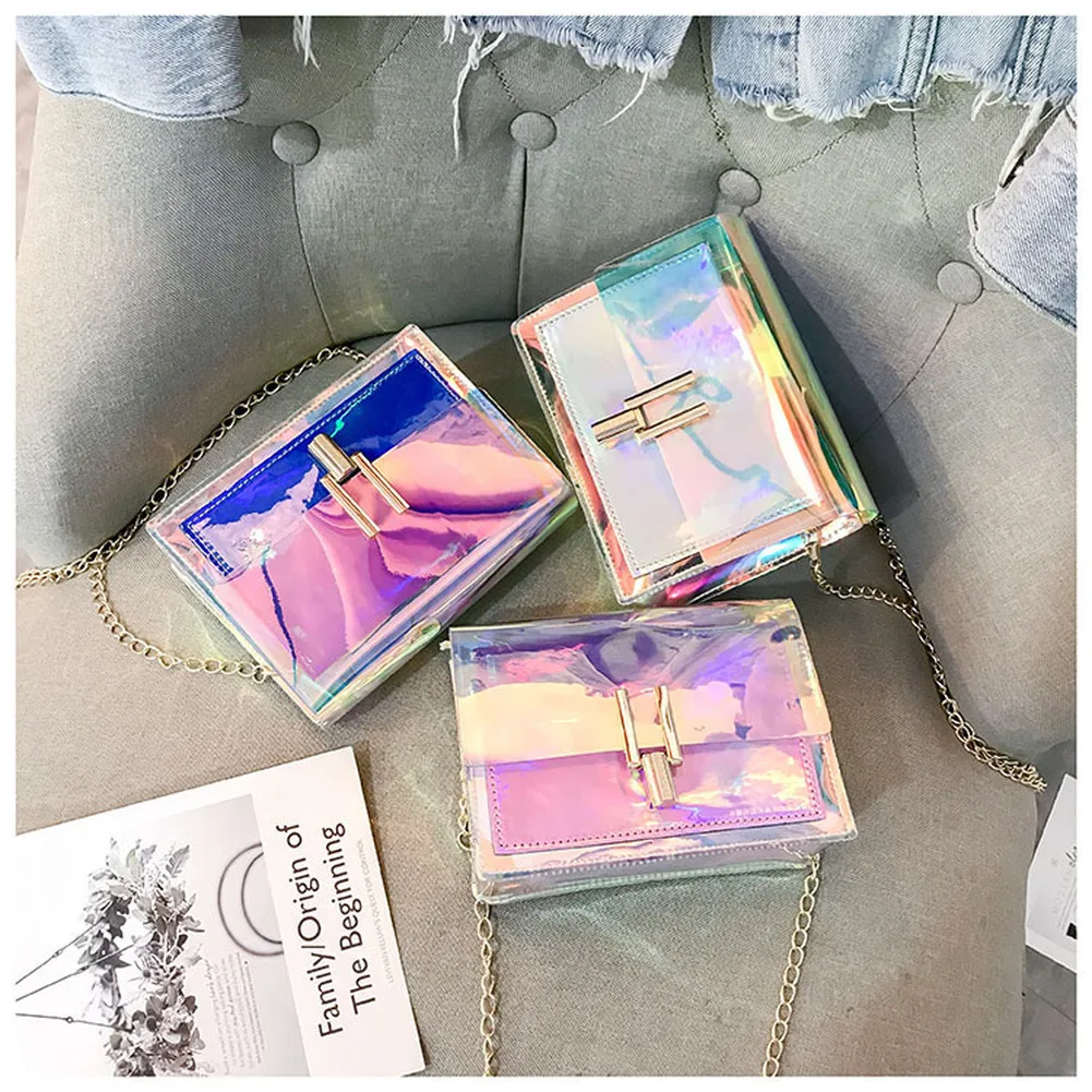 Crossbody Bags for Women 2021 Laser Transparent Bags Fashion Women Korean Style Shoulder Bag Messenger PVC Waterproof Beach Bag
Crossbody Bags for Women 2021 Laser Transparent Bags Fashion Women Korean Style Shoulder Bag Messenger PVC Waterproof Beach Bag