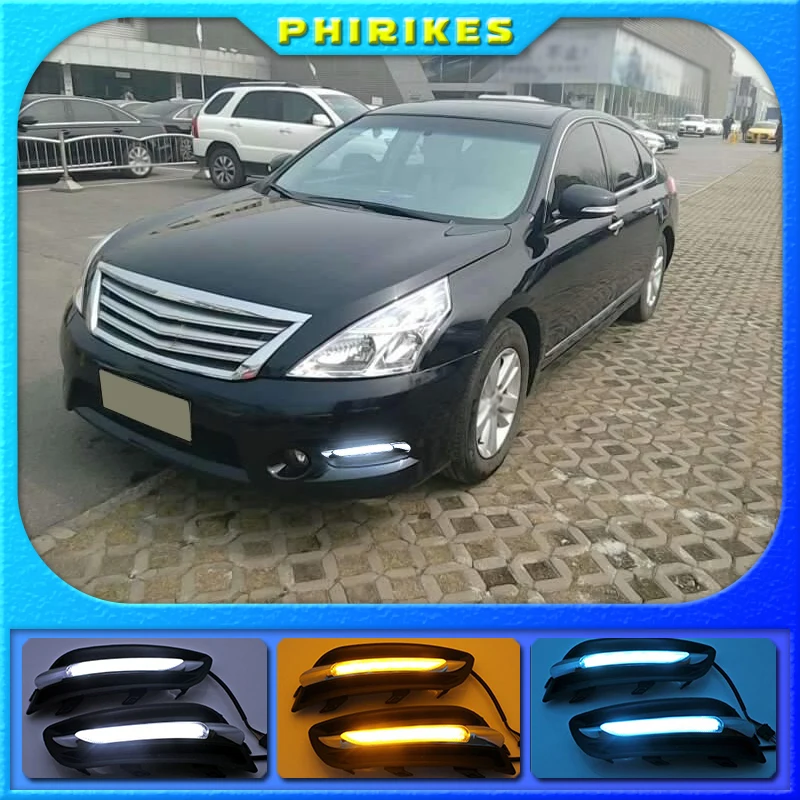 1 Pair 12V Car Front LED Drl Daytime Running light For Nissan Teana J32 2011 2012 Fog Driving Lamp Turn Signal Styling 
1 Pair 12V Car Front LED Drl Daytime Running light For Nissan Teana J32 2011 2012 Fog Driving Lamp Turn Signal Styling
