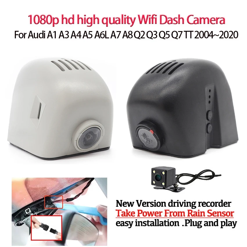 HD 1080P Car DVR Dual Core DVR Wifi Dash Camera Video Recorder For Audi A1 A3 A4 A5 A6L A7 A8 Q2 Q3 Q5 Q7 TT rs5 rs7 tt b4 b5 b6
HD 1080P Car DVR Dual Core DVR Wifi Dash Camera Video Recorder For Audi A1 A3 A4 A5 A6L A7 A8 Q2 Q3 Q5 Q7 TT rs5 rs7 tt b4 b5 b6