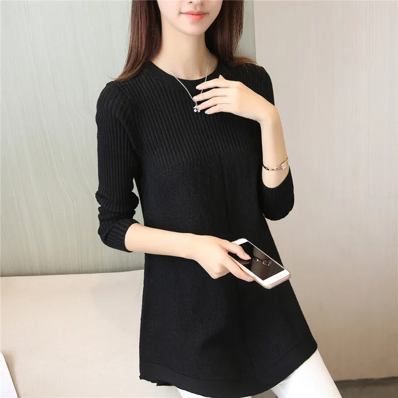 New Autumn Winter Sweater Female Outer Wear Fashion Loose Medium Long Plus Size Knitt Jacket Women's Pullover Sweater Tops
New Autumn Winter Sweater Female Outer Wear Fashion Loose Medium Long Plus Size Knitt Jacket Women's Pullover Sweater Tops