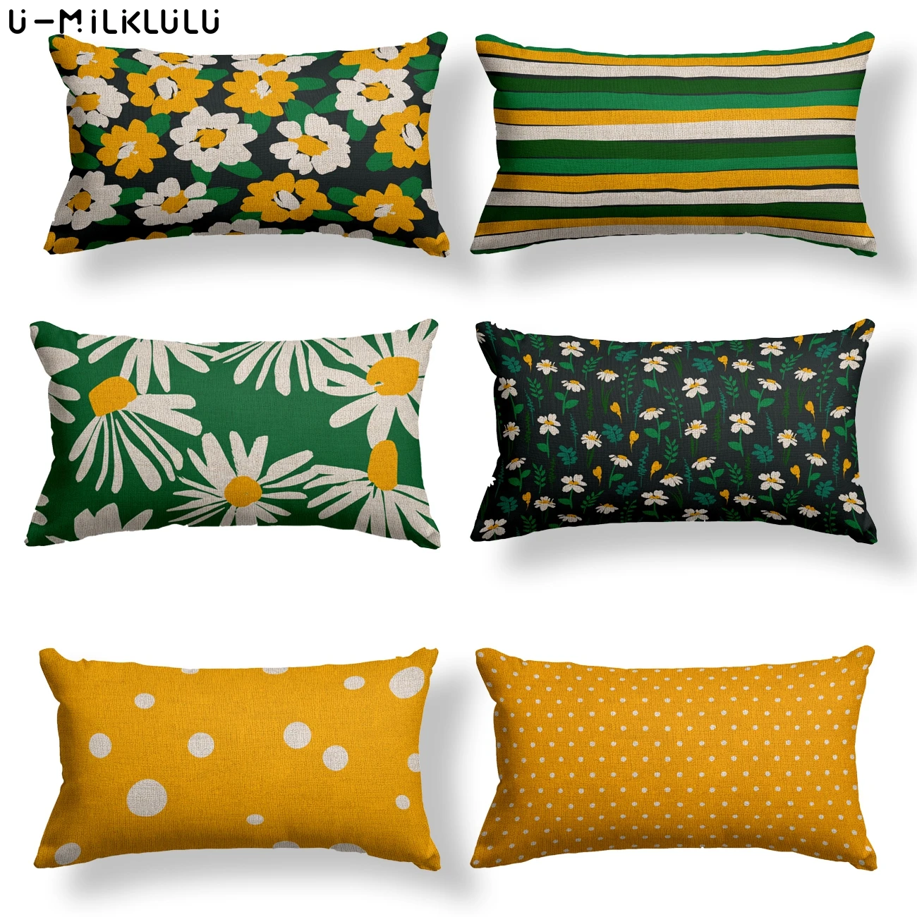 Scandinavian Decor Striped Home Decoration Pillow Covers Decorative 30X50 Green Yellow Flowers Modern Garden Chair Pillow Cases
Scandinavian Decor Striped Home Decoration Pillow Covers Decorative 30X50 Green Yellow Flowers Modern Garden Chair Pillow Cases