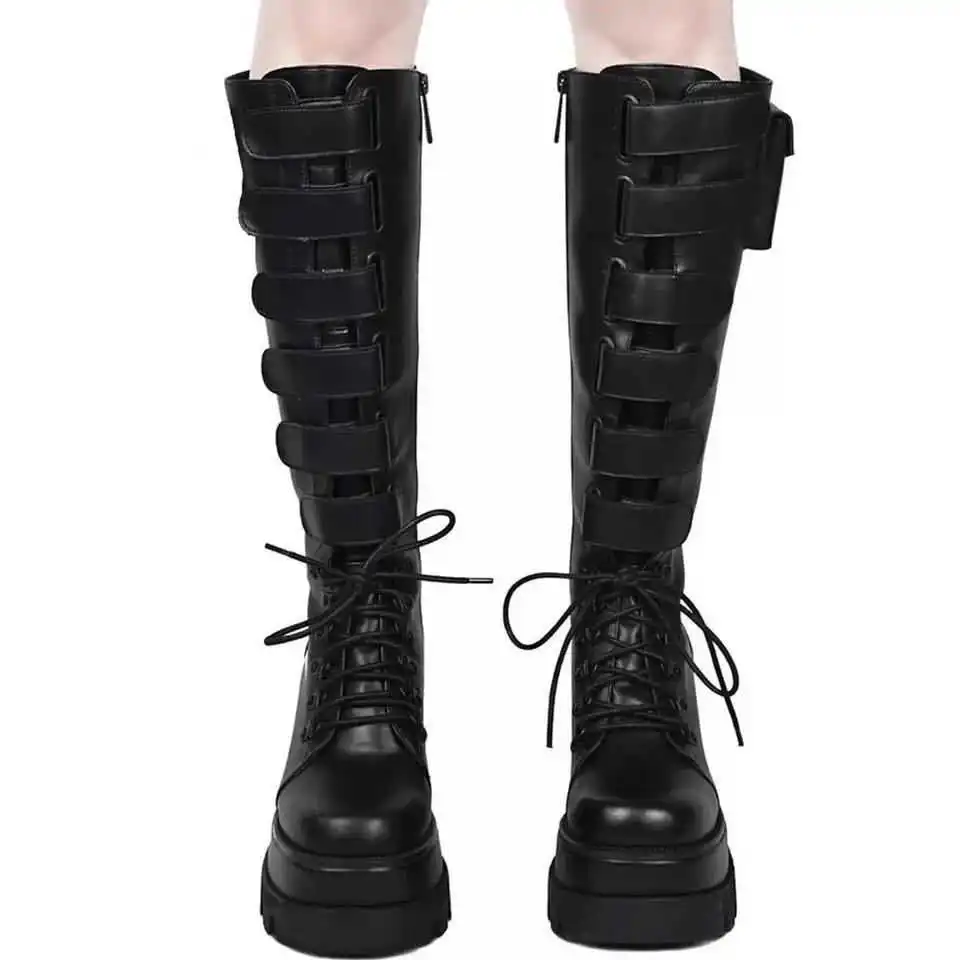 2021 new Martin boots women's kit round head lace up side zipper middle boots thick soled women's Boots
2021 new Martin boots women's kit round head lace up side zipper middle boots thick soled women's Boots