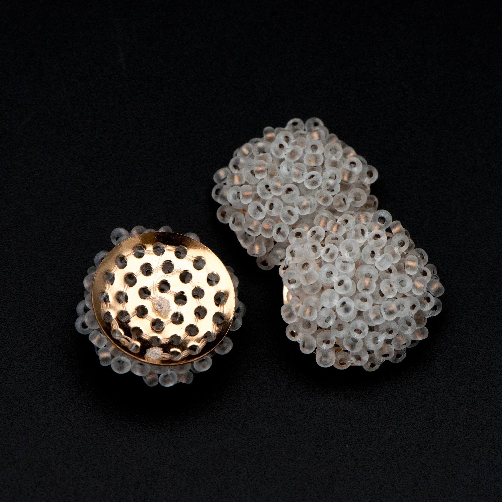 4pcs Seed Glass Beads Cluster 19x9mm, Handmade Beaded Flower Cabochon,Matte Beads Bronze Inside, For Jewelry DIY (FB-054-4)
4pcs Seed Glass Beads Cluster 19x9mm, Handmade Beaded Flower Cabochon,Matte Beads Bronze Inside, For Jewelry DIY (FB-054-4)