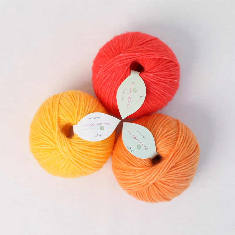 1pc 50g/140m/Ball Pumpkin Ball Medium Fine Cotton Sweater Hat Scarf Candy Yarn Hand Knitting DIY Thread
1pc 50g/140m/Ball Pumpkin Ball Medium Fine Cotton Sweater Hat Scarf Candy Yarn Hand Knitting DIY Thread