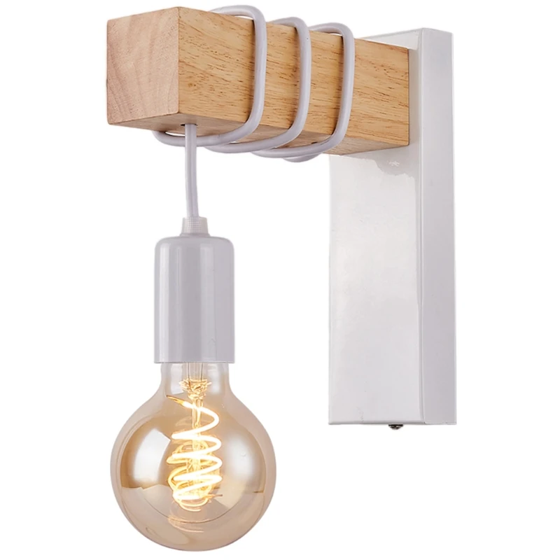 Wooden Wrought Iron Wall Lamp Modern Minimalist Bedroom Bedside Lamp Living Room Dining Bar Lighting Decor Lamp Fixtures
Wooden Wrought Iron Wall Lamp Modern Minimalist Bedroom Bedside Lamp Living Room Dining Bar Lighting Decor Lamp Fixtures