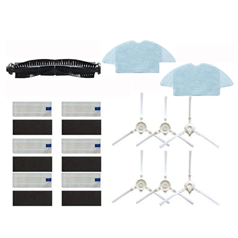 15Pcs Main Brush Roll Brush Side Brush HEPA Filter for 360 S6 Robotic Vacuum Cleaner Spare Parts Accessories
15Pcs Main Brush Roll Brush Side Brush HEPA Filter for 360 S6 Robotic Vacuum Cleaner Spare Parts Accessories