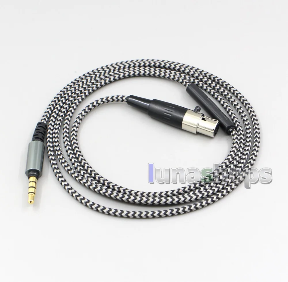 

LN004966 Hi-OFC With Mic Remote Headphone Cable For ISK HD-9999 HP-980 HP-880 Headphones