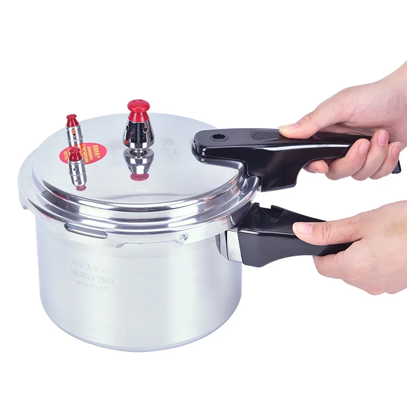 3L Aluminium Alloy Pressure Cooker Gas Stove Cooking Energy-saving Safety Outdoor Camping Cookware Food Steaming Cooking
3L Aluminium Alloy Pressure Cooker Gas Stove Cooking Energy-saving Safety Outdoor Camping Cookware Food Steaming Cooking