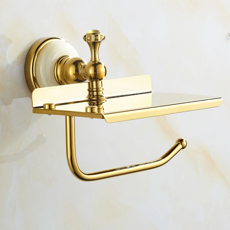 Europe Antique Gold Bathroom Product Wall Mounted Gold Stone Toilet Paper Holder Gold With Cream Stone Decorate For Phone Holder
Europe Antique Gold Bathroom Product Wall Mounted Gold Stone Toilet Paper Holder Gold With Cream Stone Decorate For Phone Holder