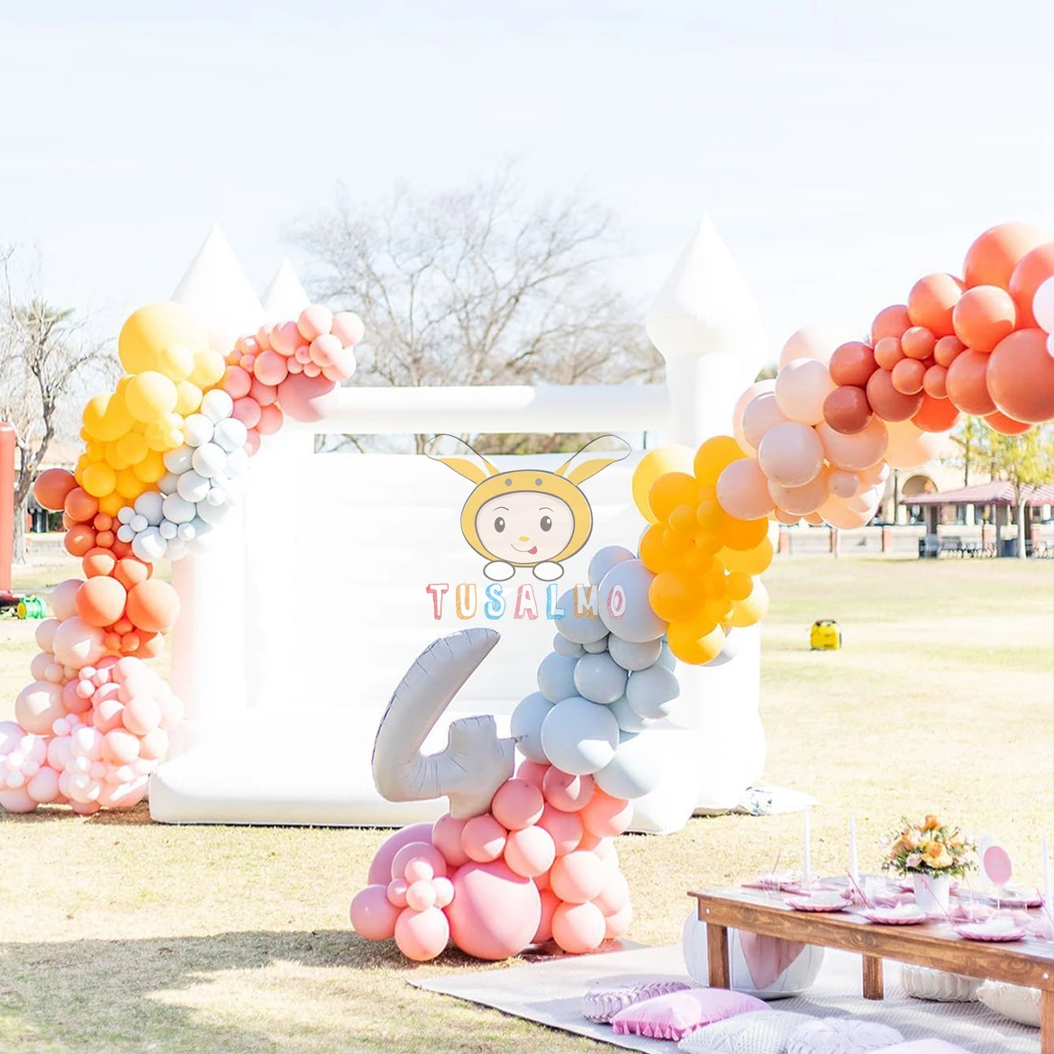 Nathaniel 4x3x3m Inflatable Bouncer Birthday Gift Inflatable White Bounce House For Wedding Decoration
Nathaniel 4x3x3m Inflatable Bouncer Birthday Gift Inflatable White Bounce House For Wedding Decoration