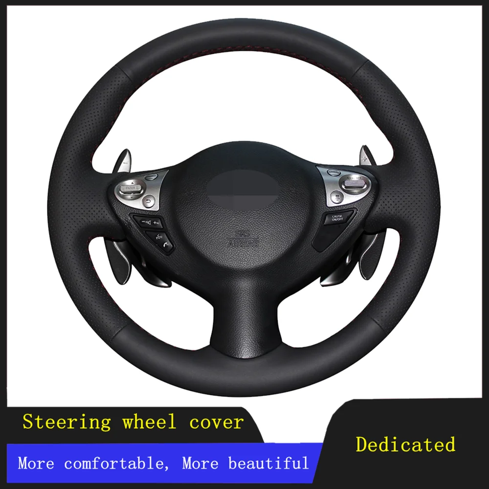 DIY Car Steering Wheel Cover Braid Wearable Genuine Leather For Infiniti FX FX35 FX37 FX50 QX70 2014-2018 Nissan Juke
DIY Car Steering Wheel Cover Braid Wearable Genuine Leather For Infiniti FX FX35 FX37 FX50 QX70 2014-2018 Nissan Juke