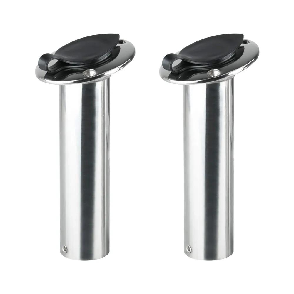 Marine 2Pcs 15 30 90 Degree Boat Stainless Steel Fishing Rod Holder Flush Mount with Rubber Cap, Liner and Gasket
Marine 2Pcs 15 30 90 Degree Boat Stainless Steel Fishing Rod Holder Flush Mount with Rubber Cap, Liner and Gasket
